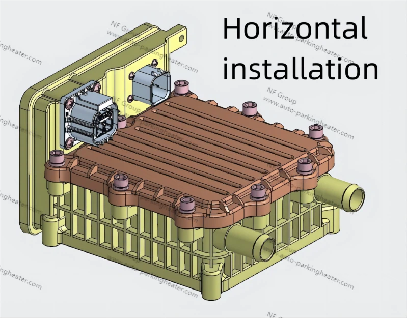 PTC coolant heater installation PTC coolant heater installation