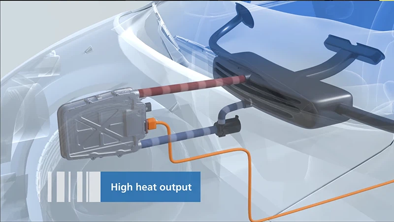 electric bus ptc heater application